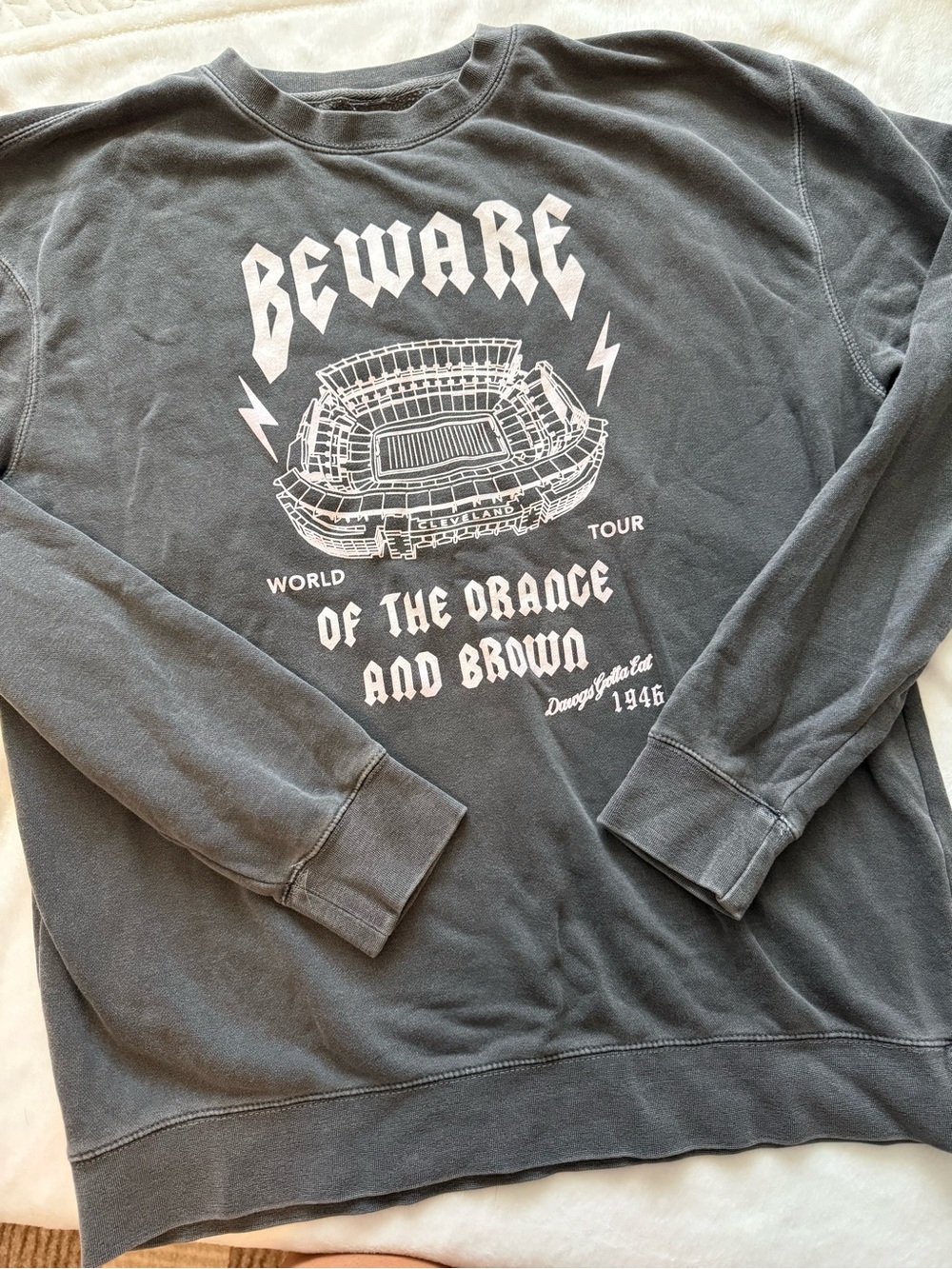 Emily Roggenburk Cleveland Browns Crewneck